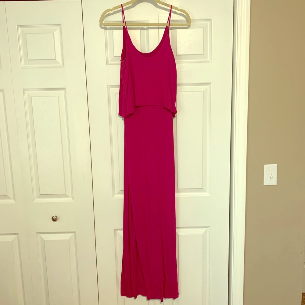 Raspberry Maxi Dress